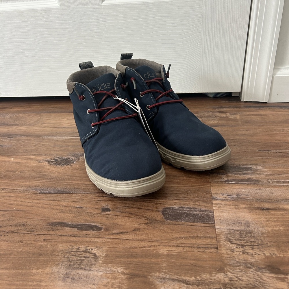 • Men’s 12 Hey Dude Blue Boots
